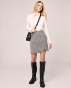 Woven Glen Check Mini Skirt