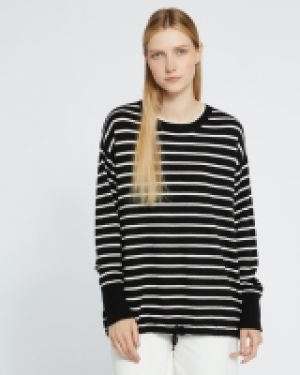 Carolyn Donnelly The Edit Stripe Drawstring Jumper