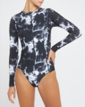 Dunnes Stores  Long-Sleeved Zipper Swimsuit