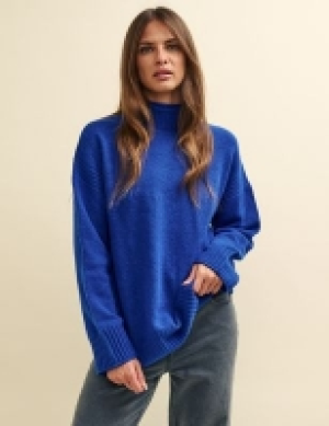 Nobodys Child Cotton Blend Funnel Neck Longline Jumper