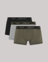 Marks and Spencer Ted Baker 3pk Cotton Rich Trunks
