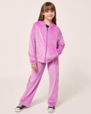 Dunnes Stores  Velour Joggers (7-14 years)