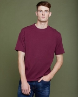 Dunnes Stores  Paul Galvin Wine Relaxed Fit T-Shirt