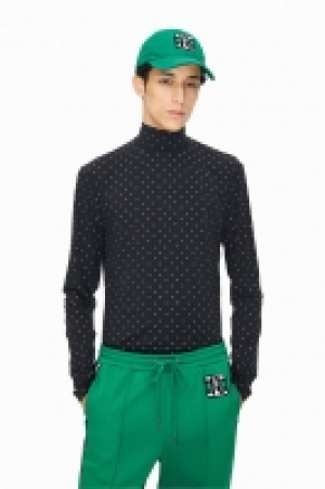 HM  Embellished jersey top