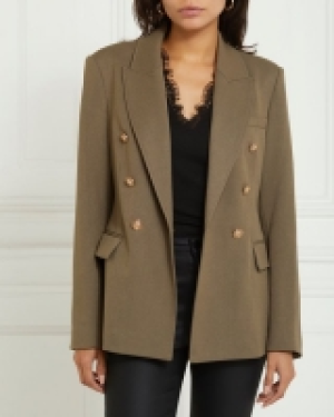 Gallery Double Breasted Military Blazer