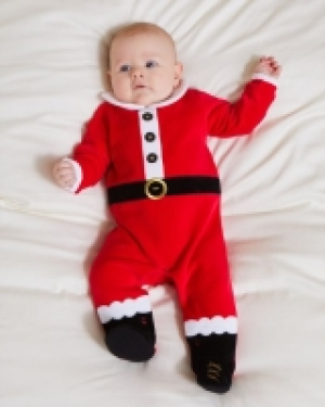 Santa Velour Set (Newborn-12 months)