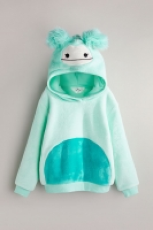 HM  Appliquéd fleece hoodie