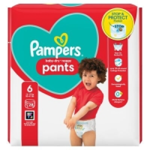 PAMPERS BABY DRY PANTS SIZE 6 28PCE