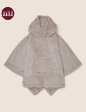 The M&s Snuggle Supersoft Faux Fur Hooded Blanket