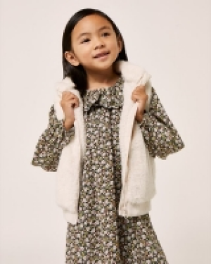Dunnes Stores  Faux Fur Gilet (2-14 Years)
