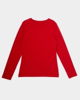 Dunnes Stores  Girls Stretch Long Sleeve Top (2-14 Years)