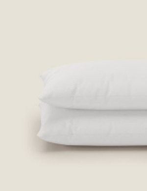 M&s Collection 2pk Pure Cotton 300 Thread Count Pillowcases