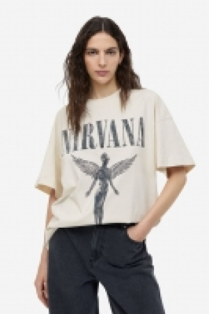 Long printed T-shirt