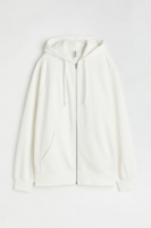 Oversized zip-through hoodie