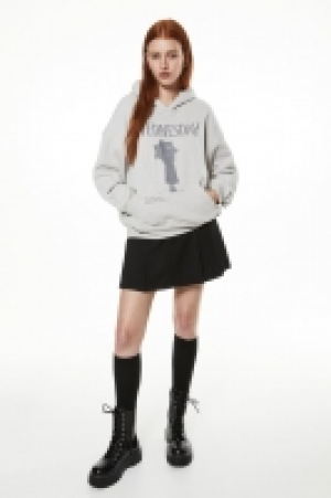 Oversized motif-detail hoodie 16.00 €