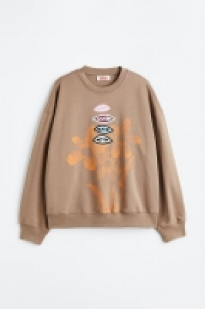 HM  Oversized Fit Cotton sweatshirt