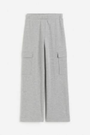 Jersey cargo trousers