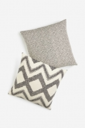 HM  2-pack cotton canvas cushion covers