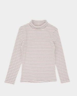 Ribbed Stripe Polo Neck Jumper (7-14 years)
