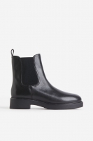 HM  Leather Chelsea boots