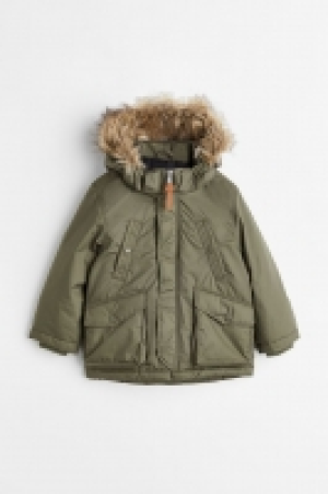 Hooded padded parka