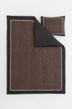 HM  Cotton sateen single duvet cover set