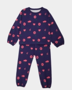 Printed Balloon Sleeve Pyjamas (7-14 Years)