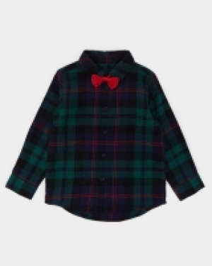 Bow Tie Check Shirt (6 months-4 years)