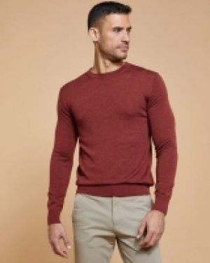 Paul Costelloe Living Merino Crew Neck Jumper