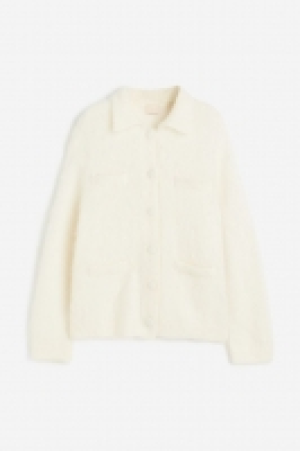 Mohair-blend collared cardigan 36.00 €