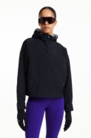 Water-repellent popover jacket