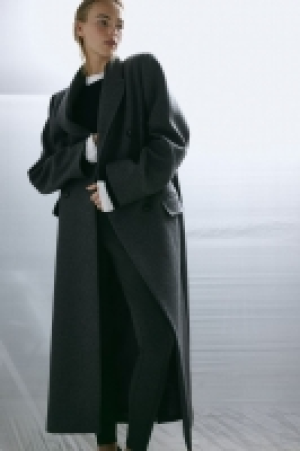 Wool-blend coat