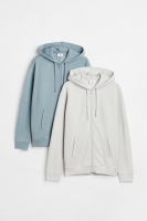 HM  2-pack Loose Fit Zip-through hoodies