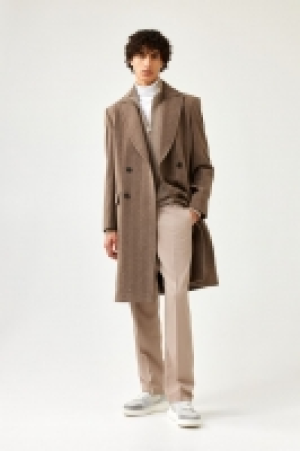 Double-breasted wool-blend coat 60.00 €