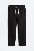HM  Regular Fit Cotton twill pull-on trousers