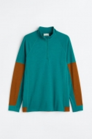 Wool-blend base layer top