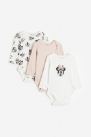 HM  3-pack long-sleeved bodysuits