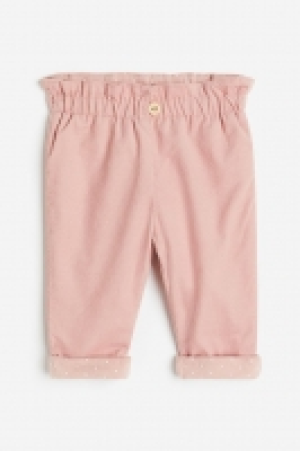 Lined corduroy trousers