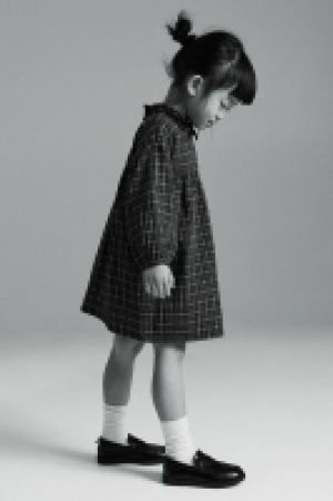 Balloon-sleeved cotton dress 12.00 €