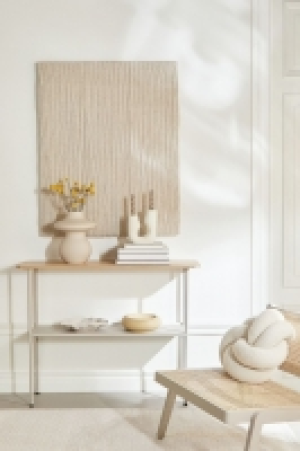 Tall metal side table