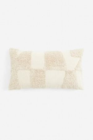 Tufted cotton cushion cover