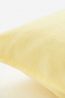 HM  Washed linen-blend pillowcase