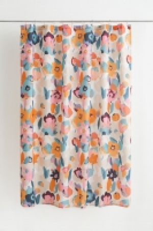 Floral shower curtain