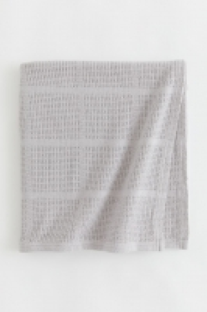 Lattice-knit cotton blanket