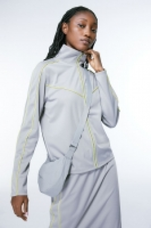 Piping-detail track jacket