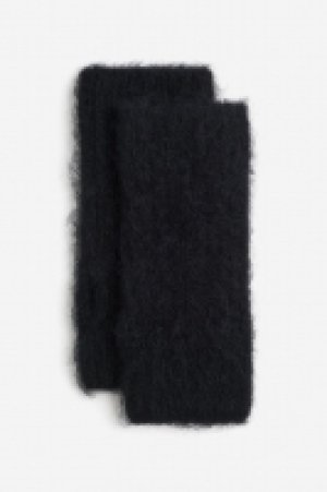 Alpaca blend fingerless gloves