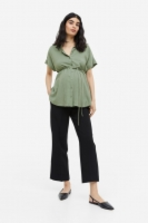 HM  MAMA Tie-belt blouse