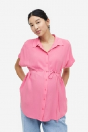 MAMA Tie-belt blouse