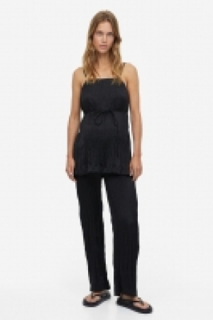 MAMA Before < After smock-detail trousers