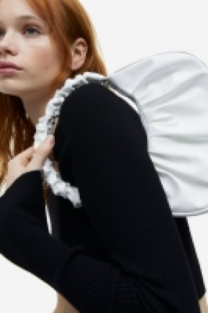 Pleated handbag